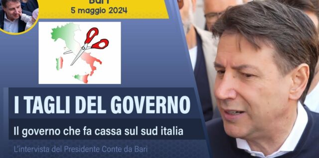 Giuseppe Conte questo governo fa cassa sul sud Italia