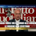 Premierato: Travaglio, La Meloni? Chiu pilu pi tutti. Tensione tra la Gruber e Sechi.