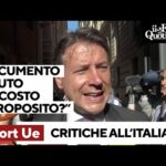 Il report Ue critica il governo, Conte: "È stato tenuto nascosto?"