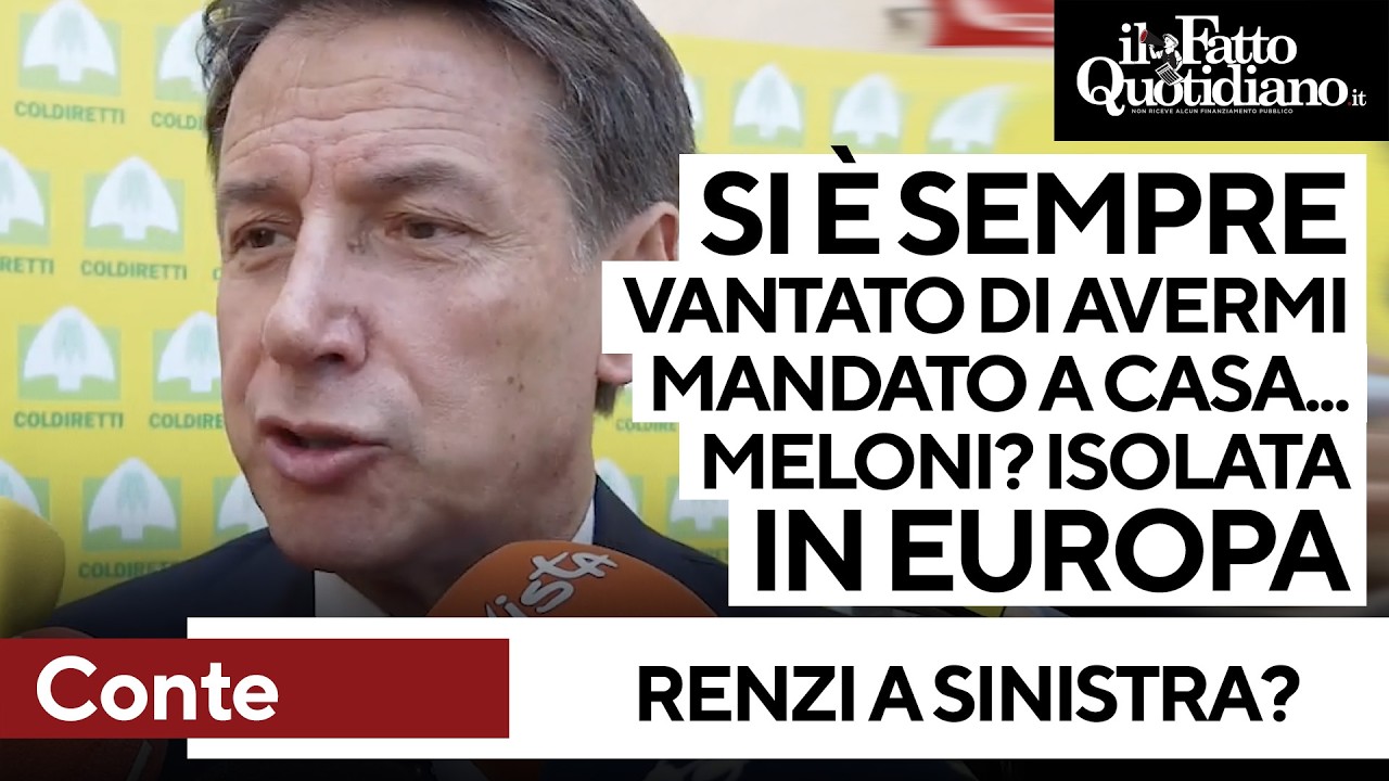 Conte a Renzi: Si è sempre vantato di avermi mandato a casa. La politica è una cosa seria