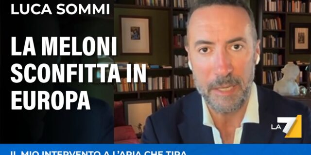 La Meloni sconfitta in Europa