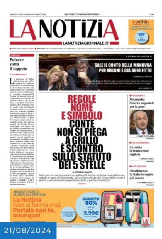 Prima Pagina – La Notizia