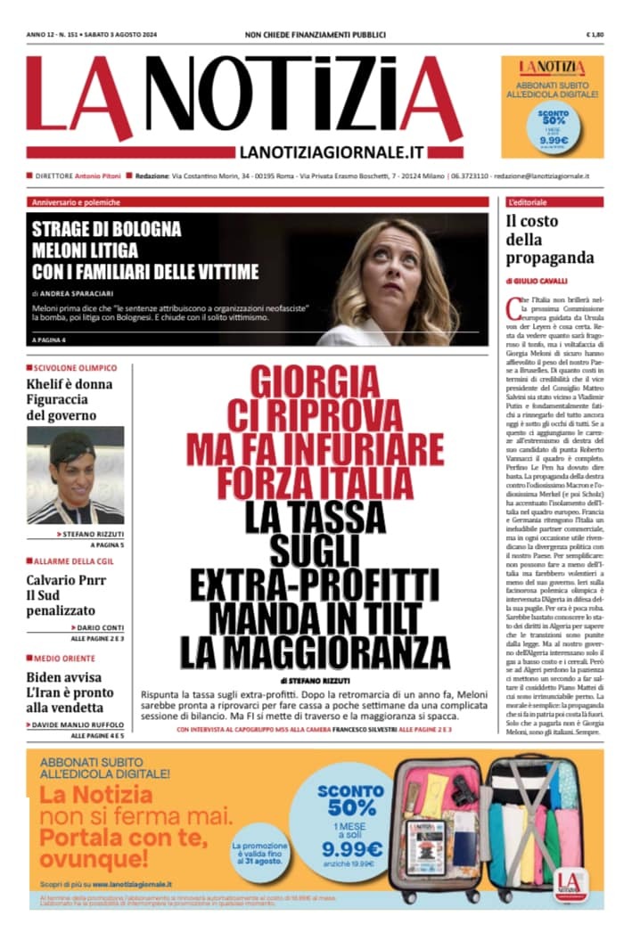 Prima Pagina – La Notizia