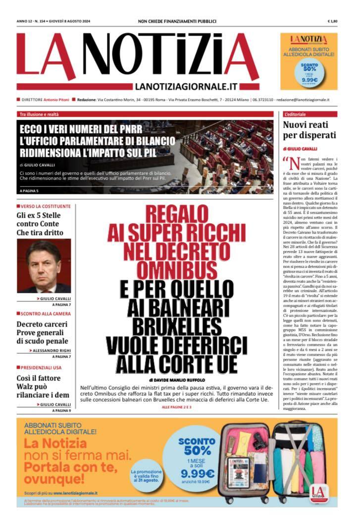 Prima Pagina – La Notizia