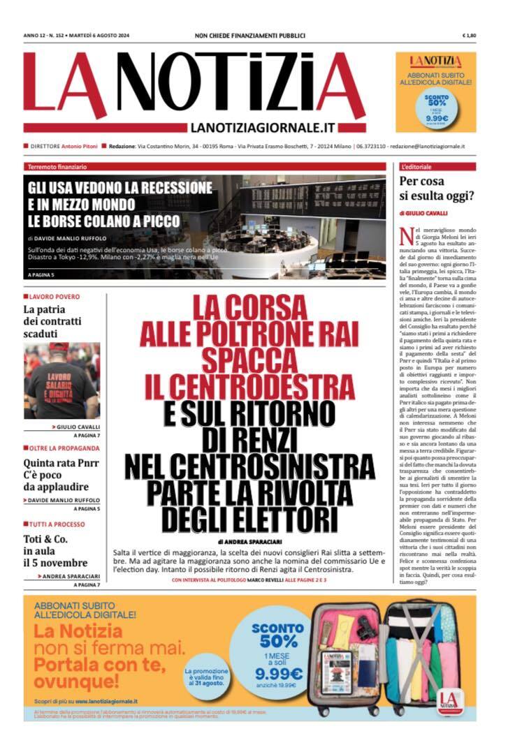 Prima Pagina – La Notizia