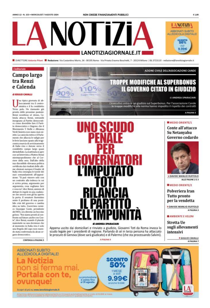 Prima Pagina – La Notizia