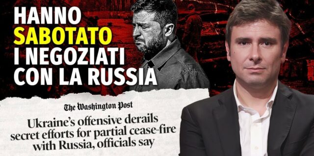 L’incursione di Kiev in Russia ha sabotato i negoziati con Mosca. Lo dice il Washington Post!