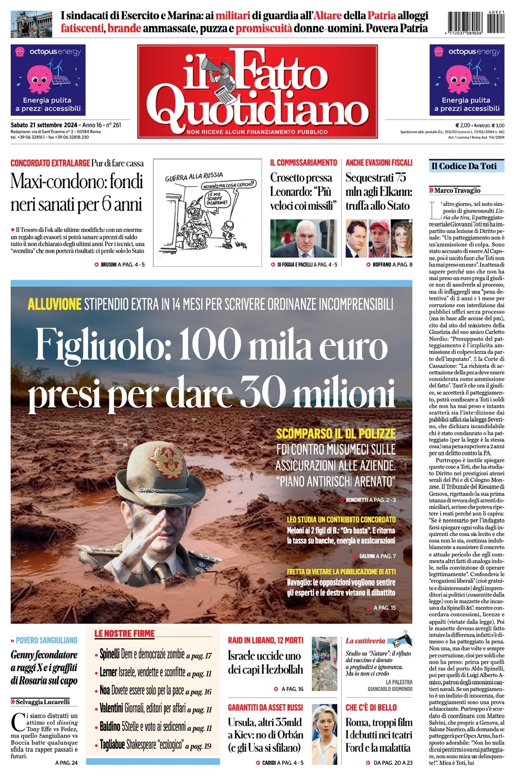 Prima Pagina – Il Fatto Quotidiano