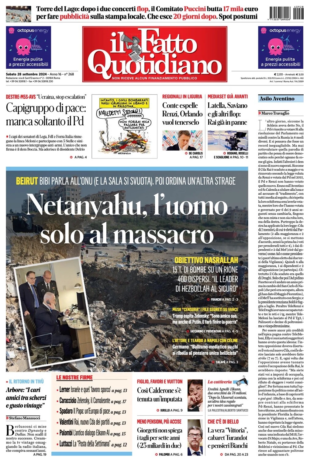 Prima Pagina – Il Fatto Quotidiano