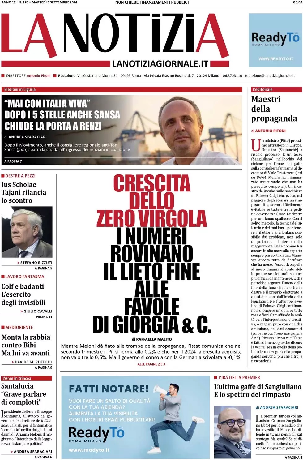 Prima Pagina – La Notizia