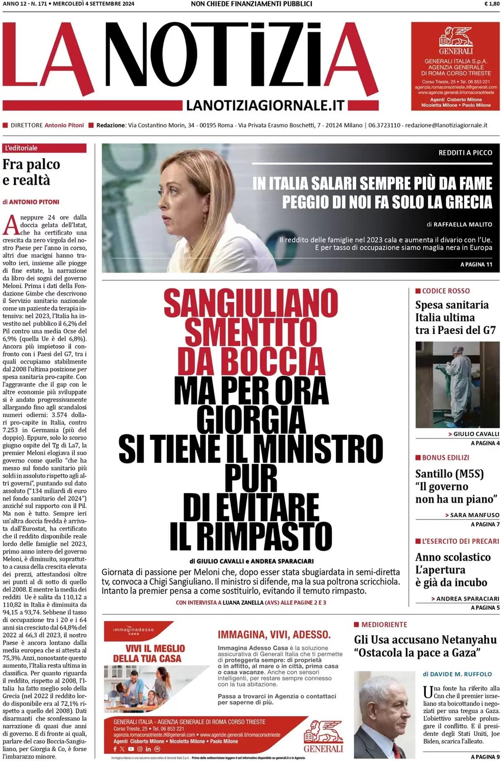 Prima Pagina – La Notizia