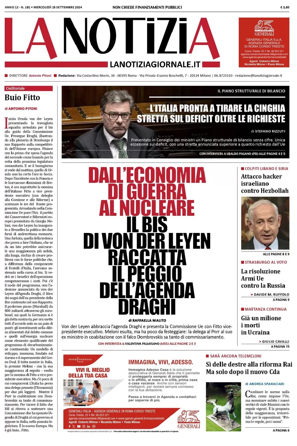 Prima Pagina – La Notizia