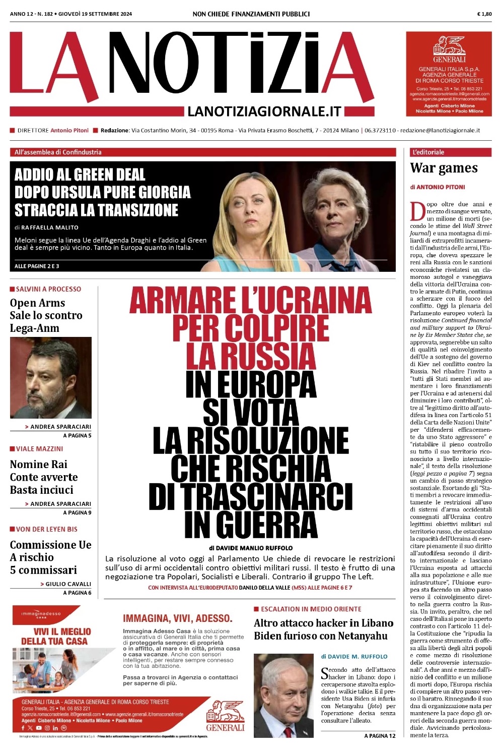 Prima Pagina – La Notizia