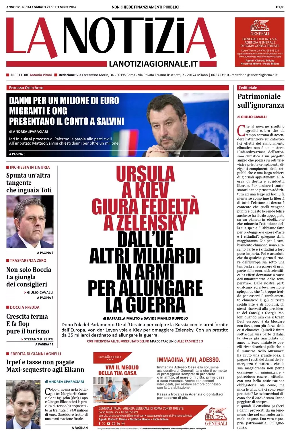 Prima Pagina – La Notizia