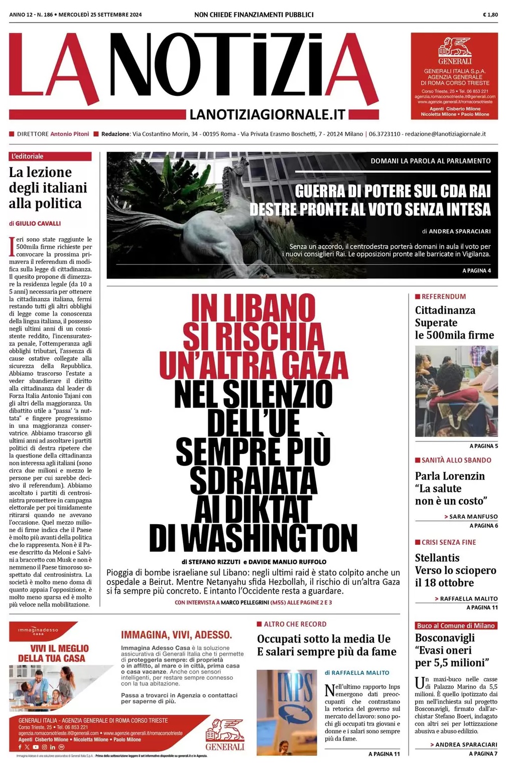 Prima Pagina – La Notizia