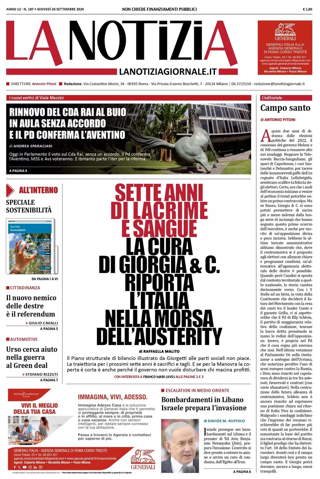 Prima Pagina – La Notizia