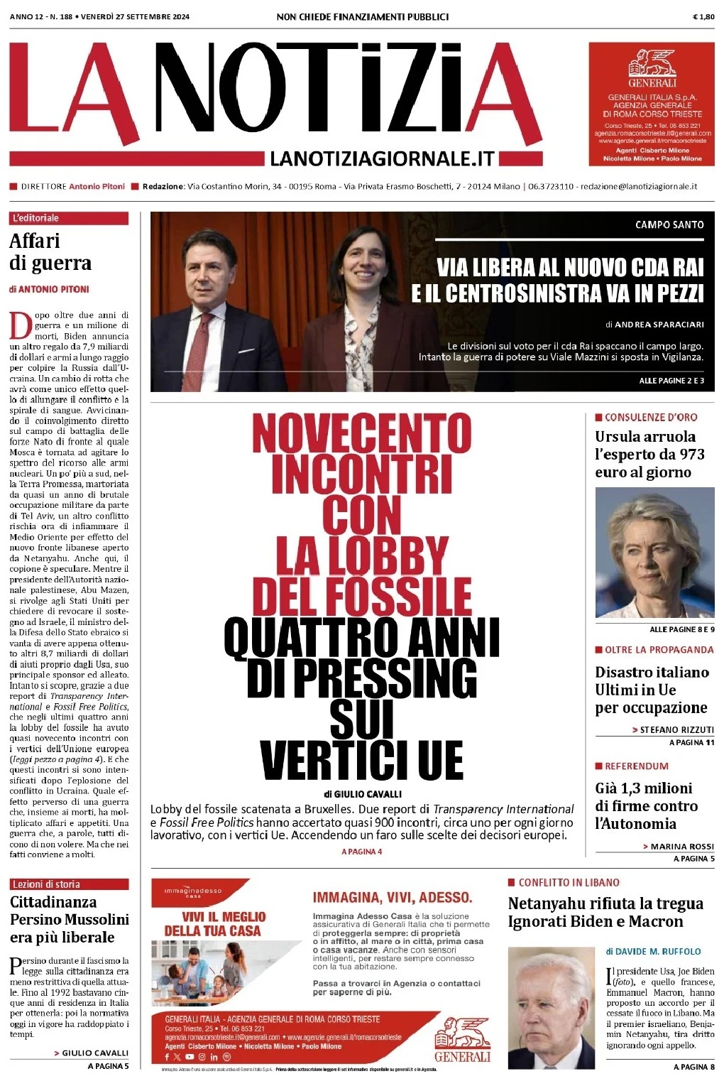 Prima Pagina – La Notizia