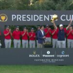 Presidents Cup al Team USA: le immagini della premiazione –