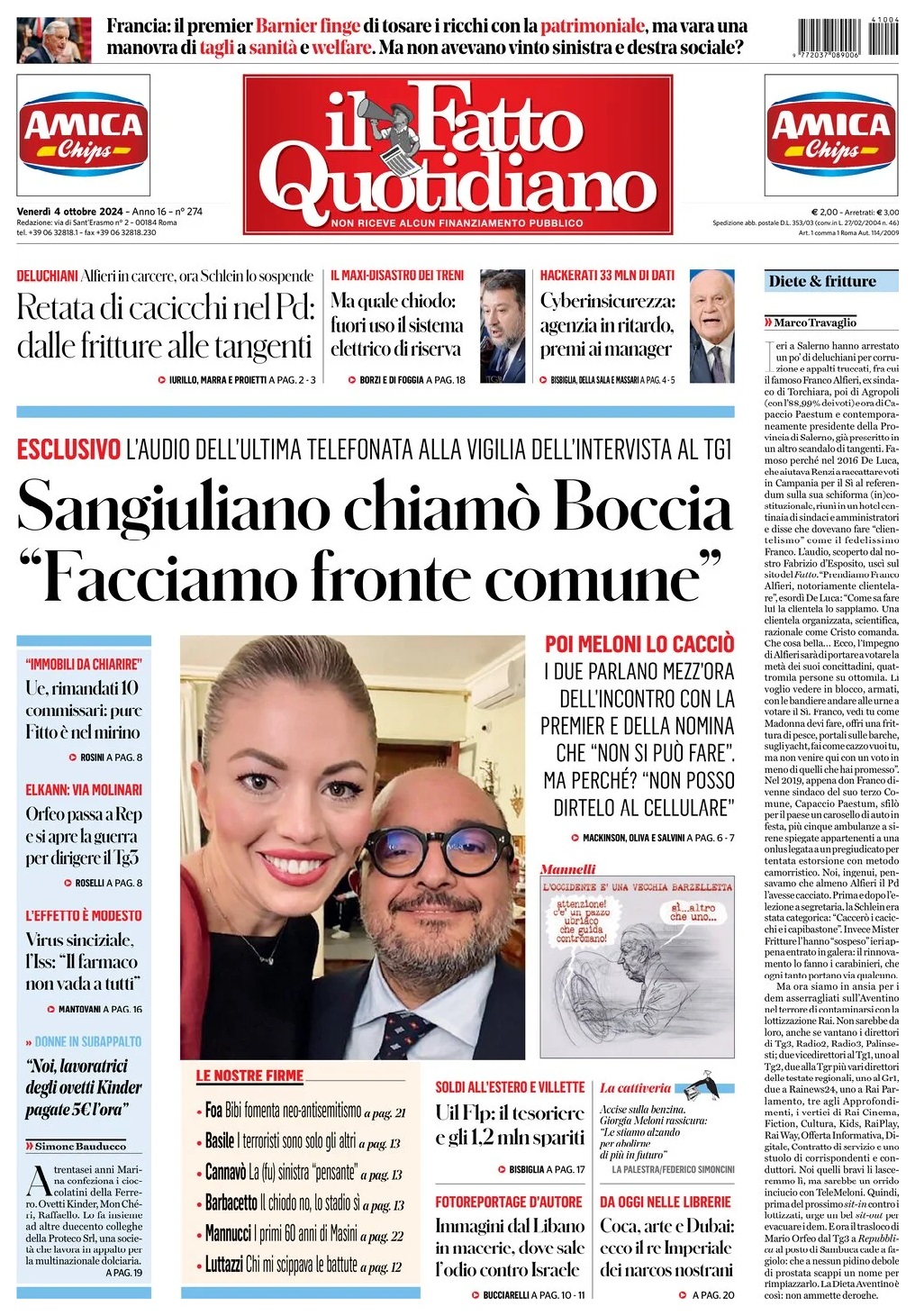 Prima Pagina – Il Fatto Quotidiano