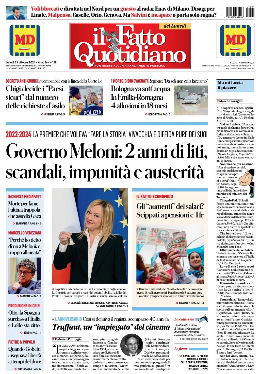 Prima Pagina – Il Fatto Quotidiano