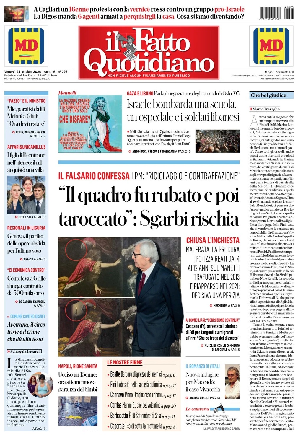 Prima Pagina – Il Fatto Quotidiano