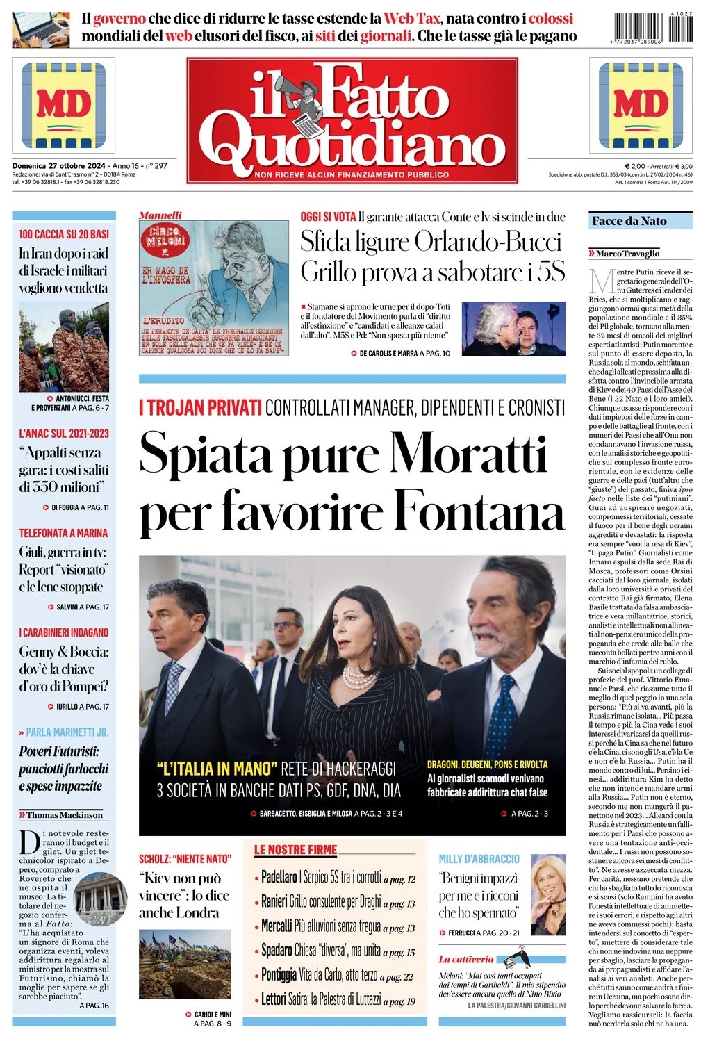 Prima Pagina – Il Fatto Quotidiano