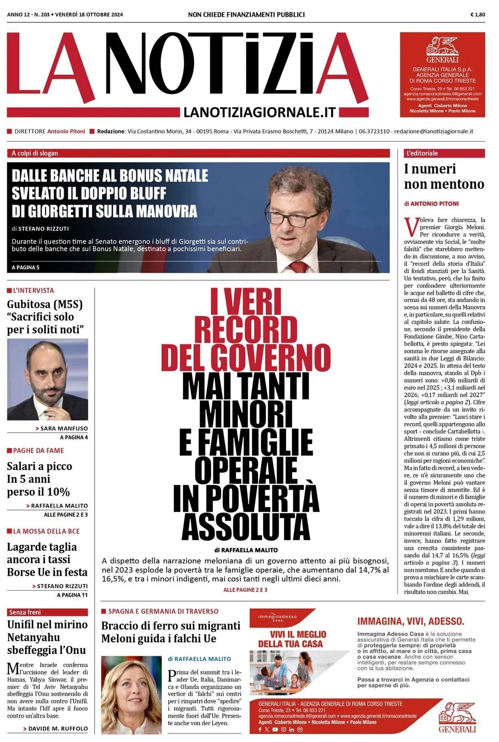 Prima Pagina – La Notizia