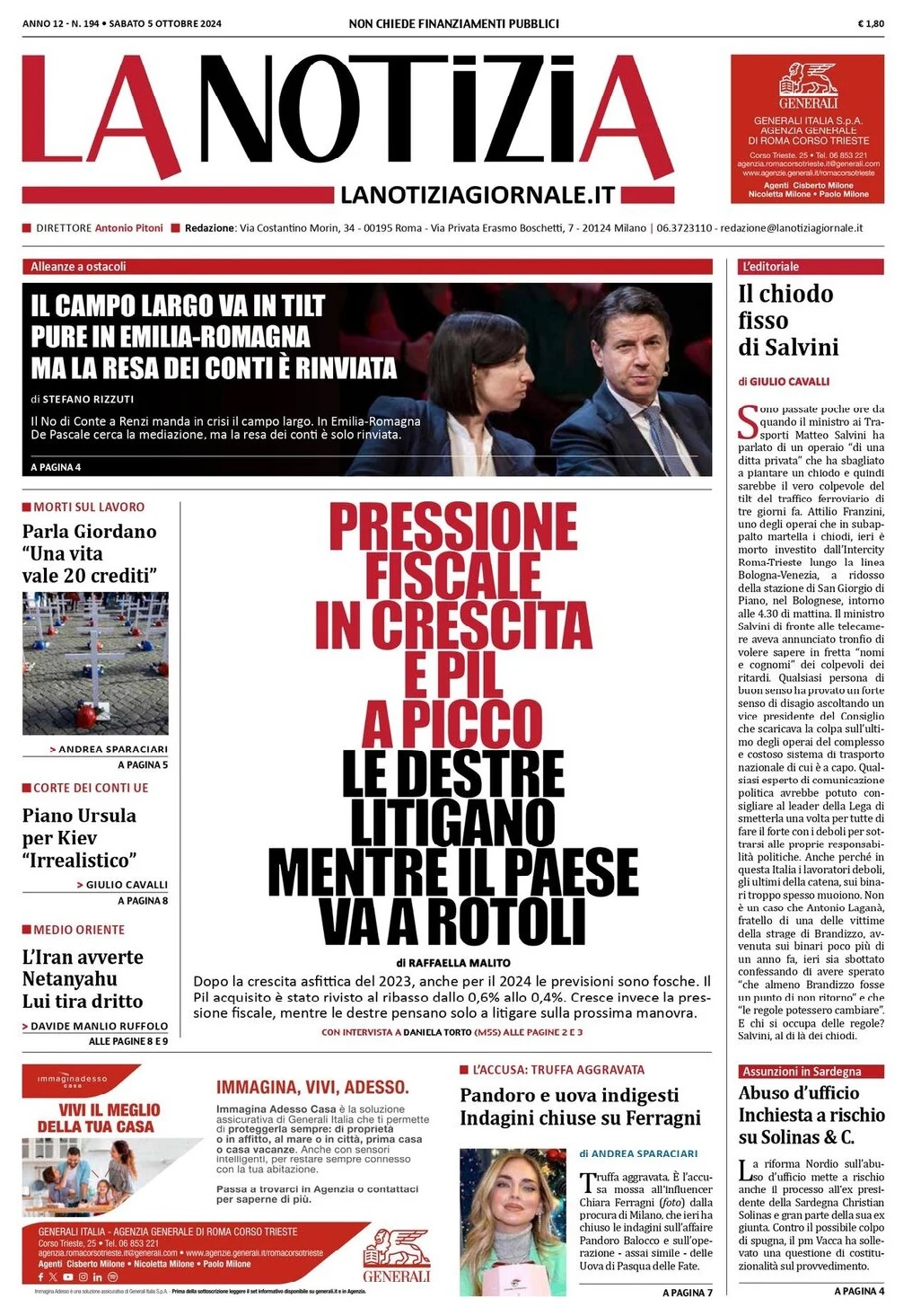 Prima Pagina – La Notizia