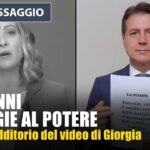 Giorgia Meloni due anni di bugie al potere, video autocelebrativo