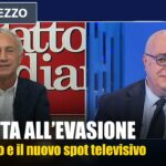 Marco Travaglio a Otto e Mezzo sullo spot antievasione del governo dei 20 condoni