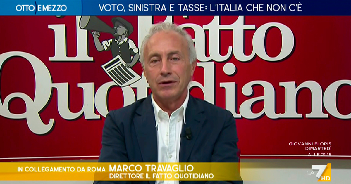 Liguria: Travaglio a La7