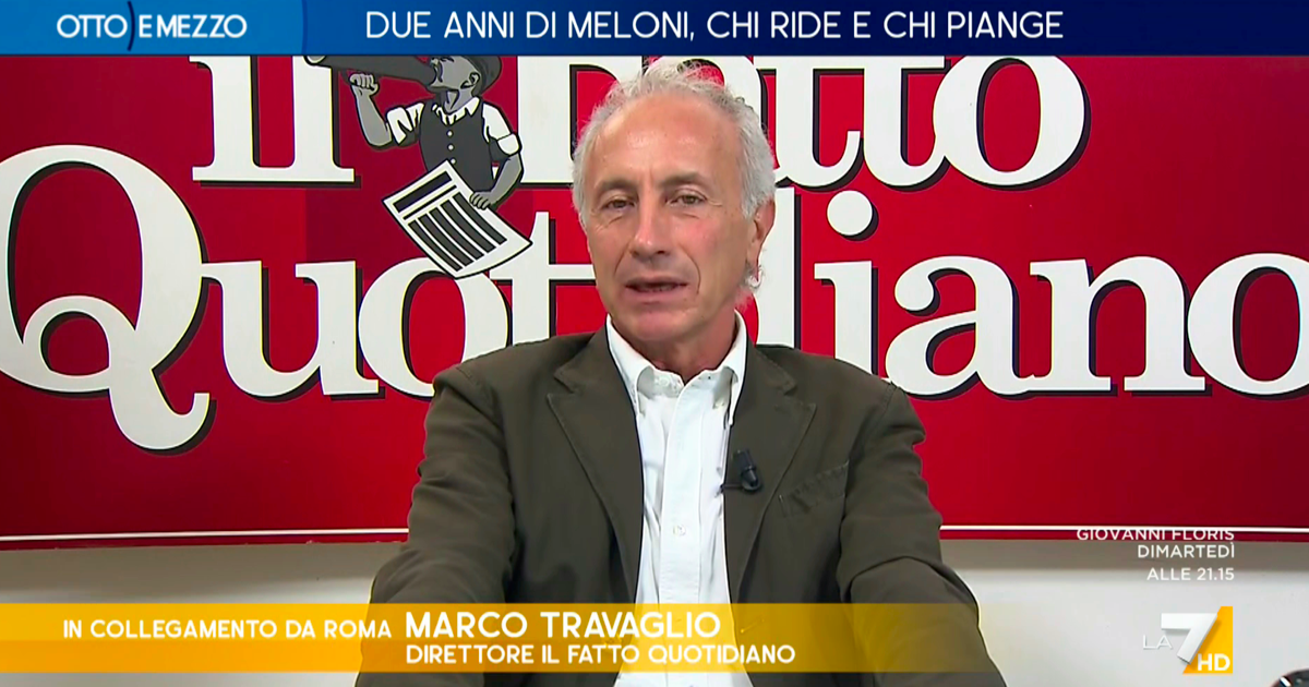 Travaglio a La7: Nordio? Io da tempo invoco la prova del palloncino