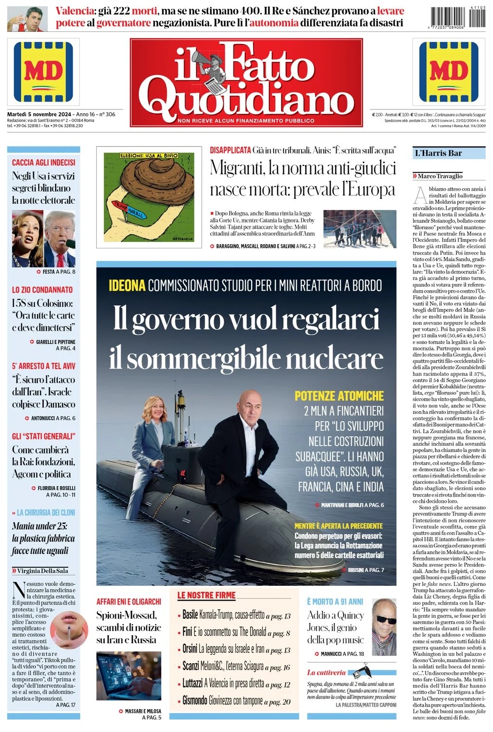 Prima Pagina – Il Fatto Quotidiano