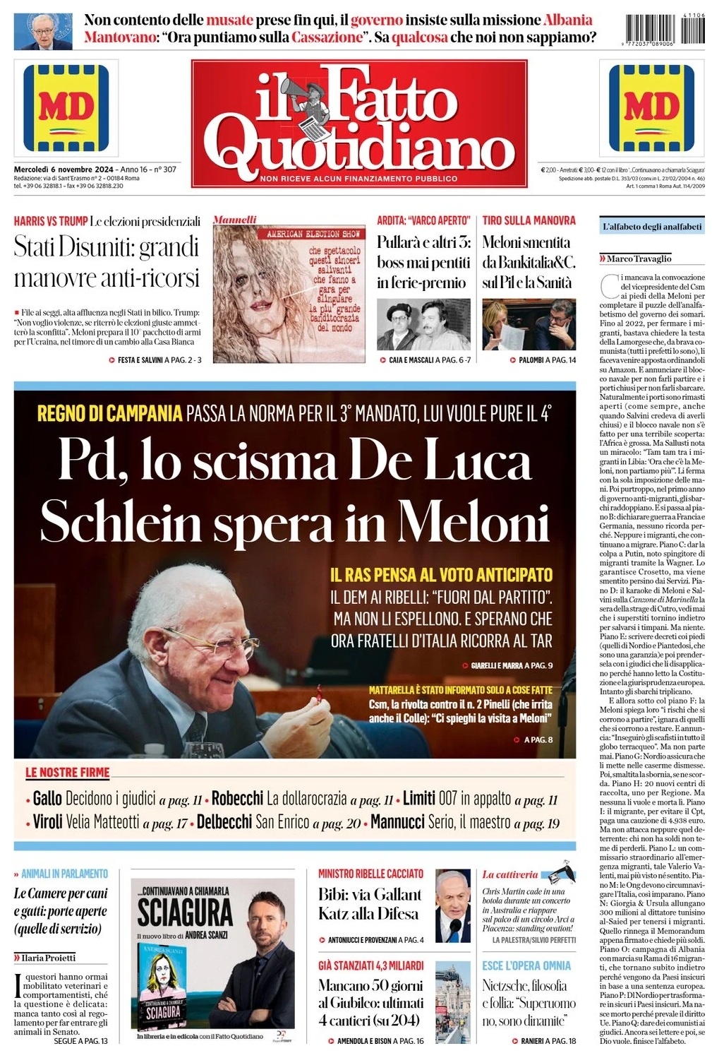 Prima Pagina – Il Fatto Quotidiano