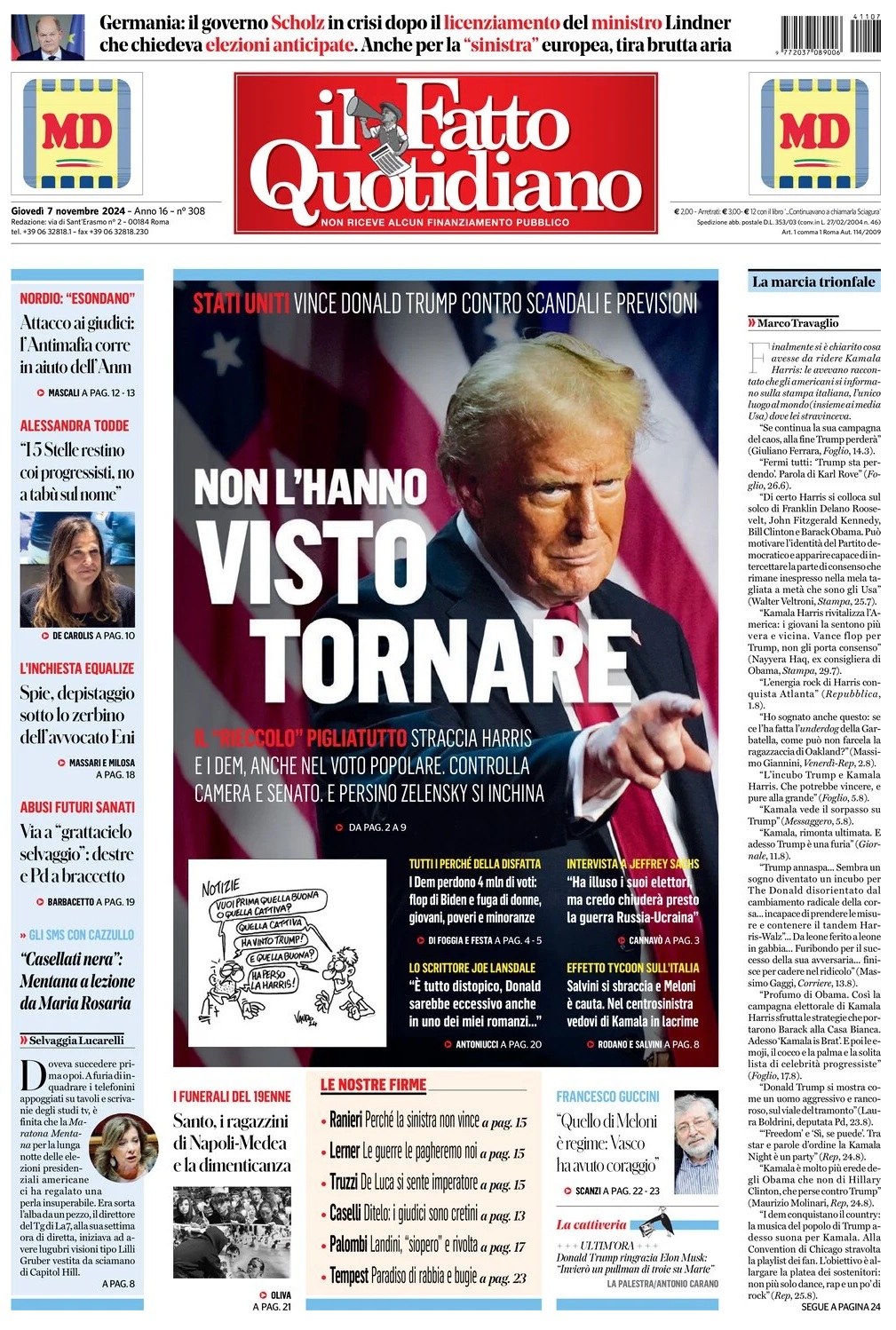 Prima Pagina – Il Fatto Quotidiano