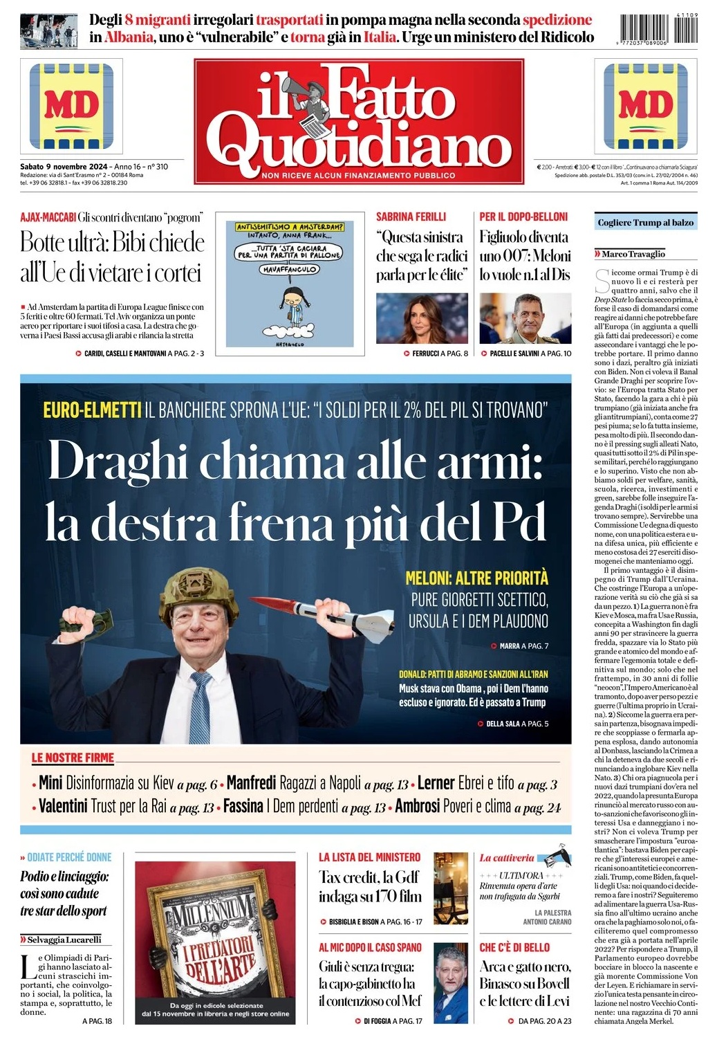 Prima Pagina – Il Fatto Quotidiano