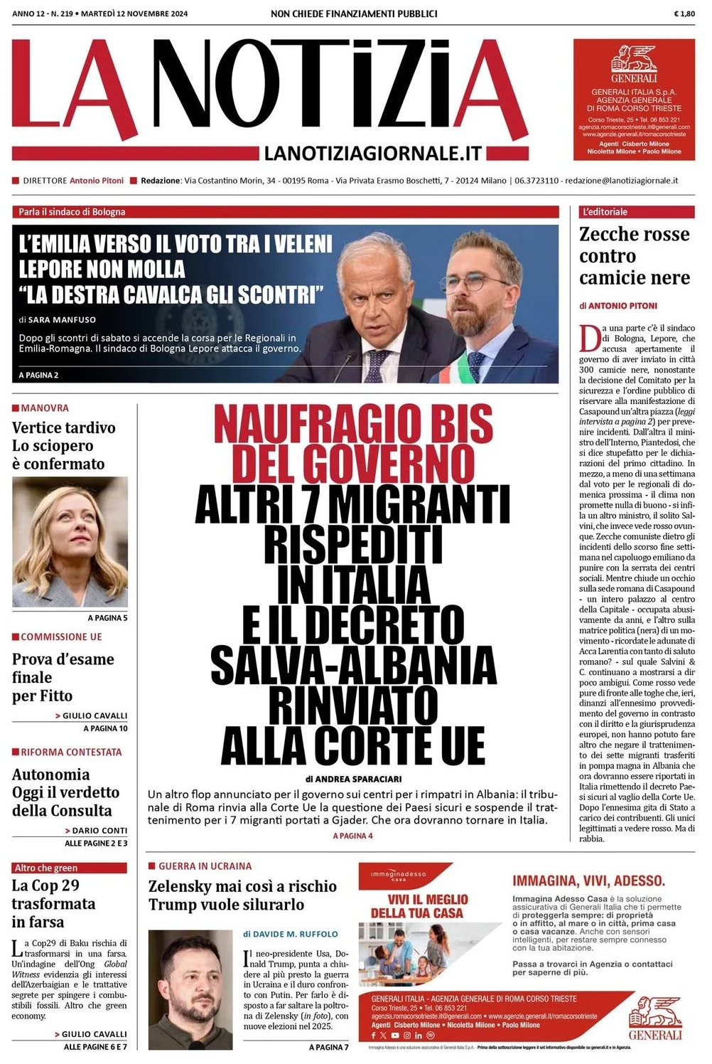 Prima Pagina – La Notizia